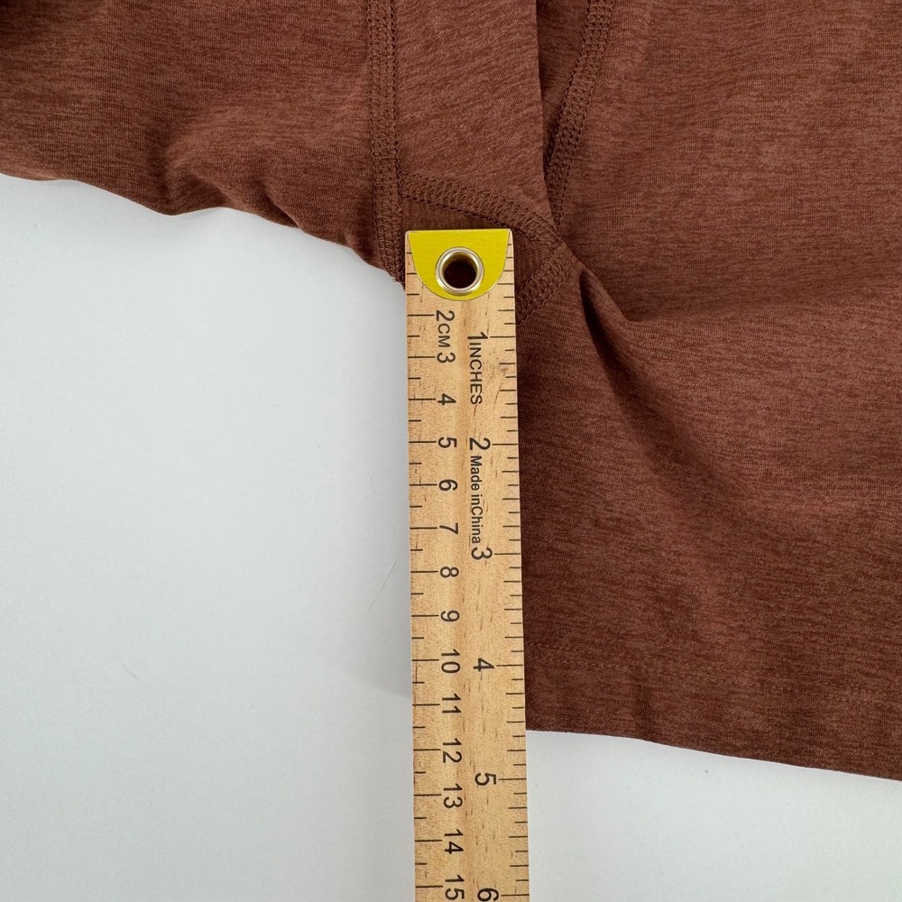 Beyond Yoga Spacedye Out of Pocket High Waisted Midi Short Brown XL SD5184 NEW - Picture 3 of 5